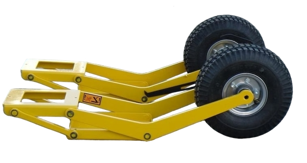 Manchons jaunes de transpalettes