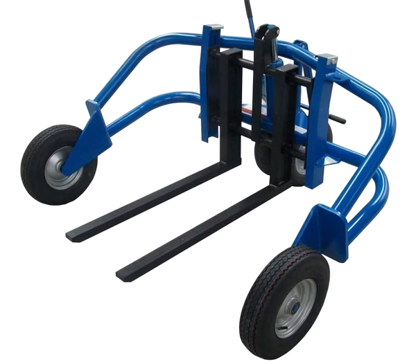 Transpalette tout terrain bleue